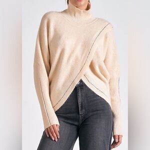 NEW Elan Asymmetrical Turtleneck Sweater • Size Medium